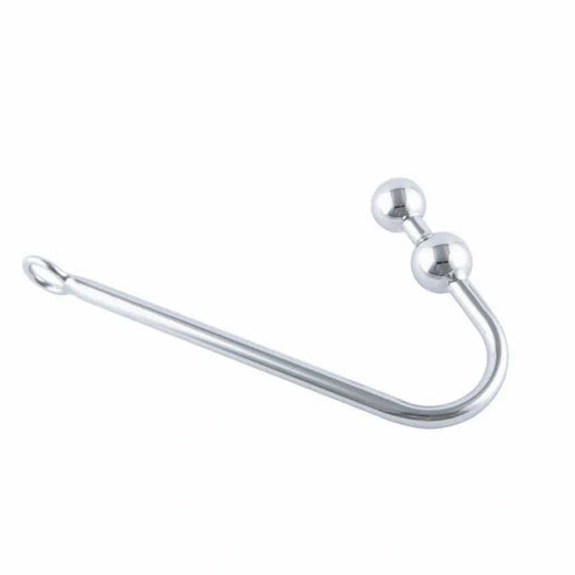 Pleasurable Hook Two Balls Steel 4417 Anal Stainless 0212